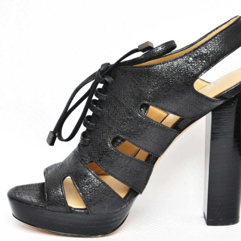 Coach Gray and Silver Sandals with Sleek Design - Picture 4 of 11